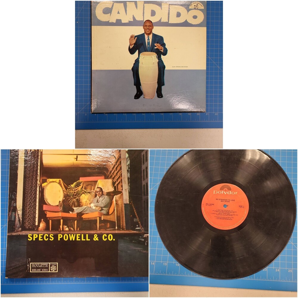 Lot of 3 Vinyl Records LP Jazz Ayers Birdland Candido Funk Latin Love Movin